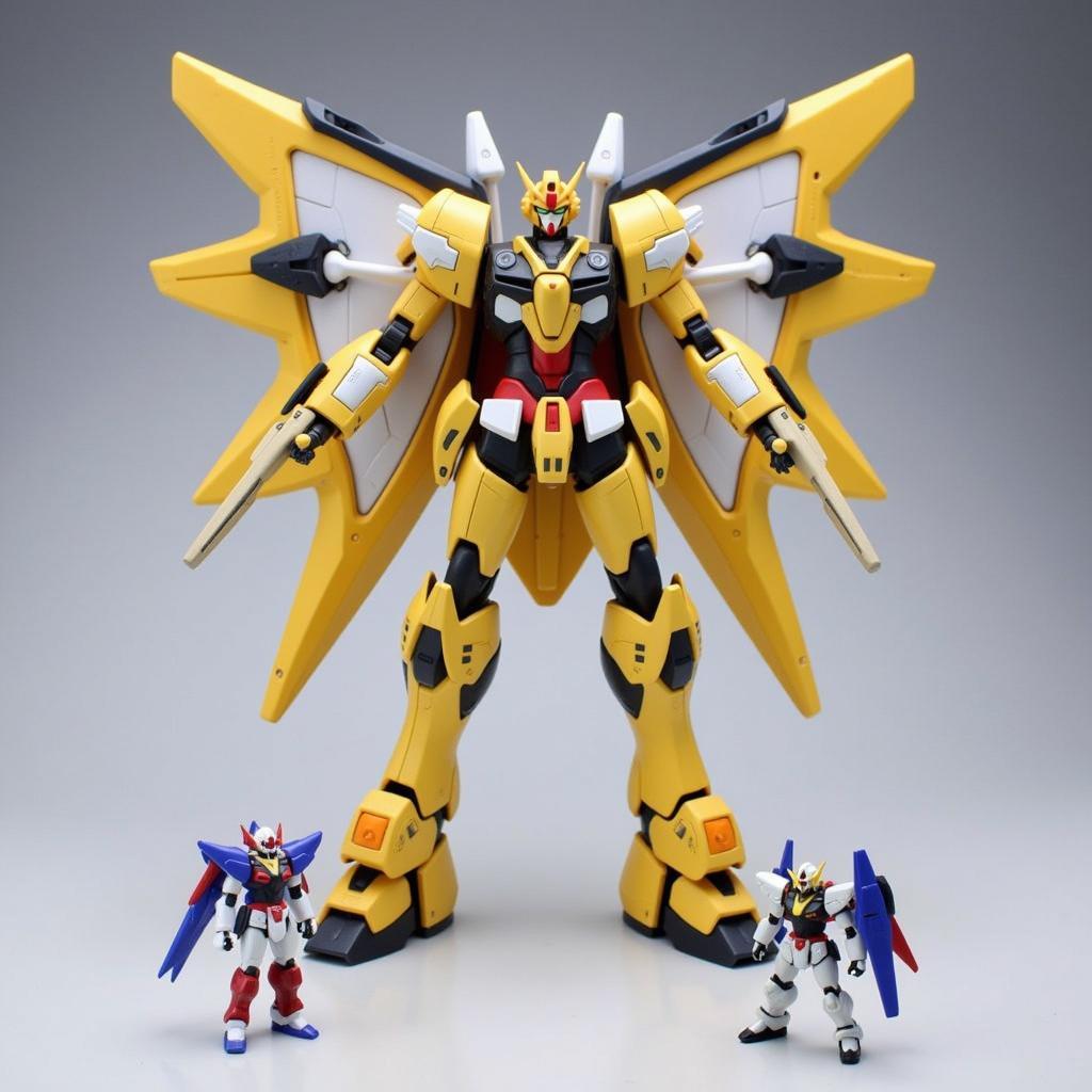 So sánh kích thước giữa 1/100 Barbatos Lupus Rex và HG