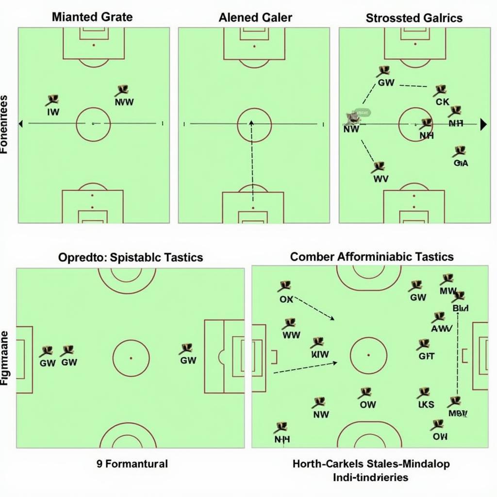 Adapting 9v9 Soccer Formations to Different Opponents