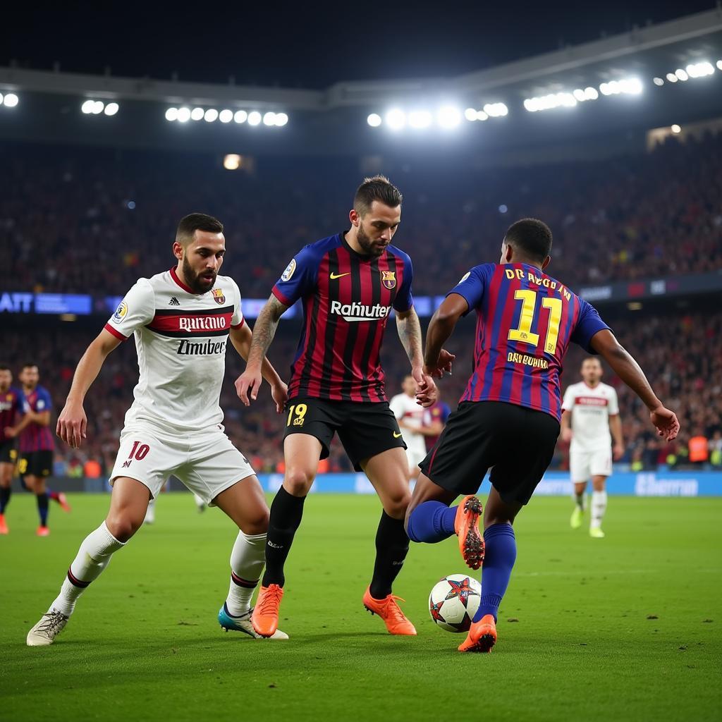 AC Milan vs Barca Champions League