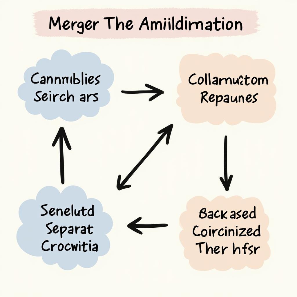 Amalgamation Process Illustration