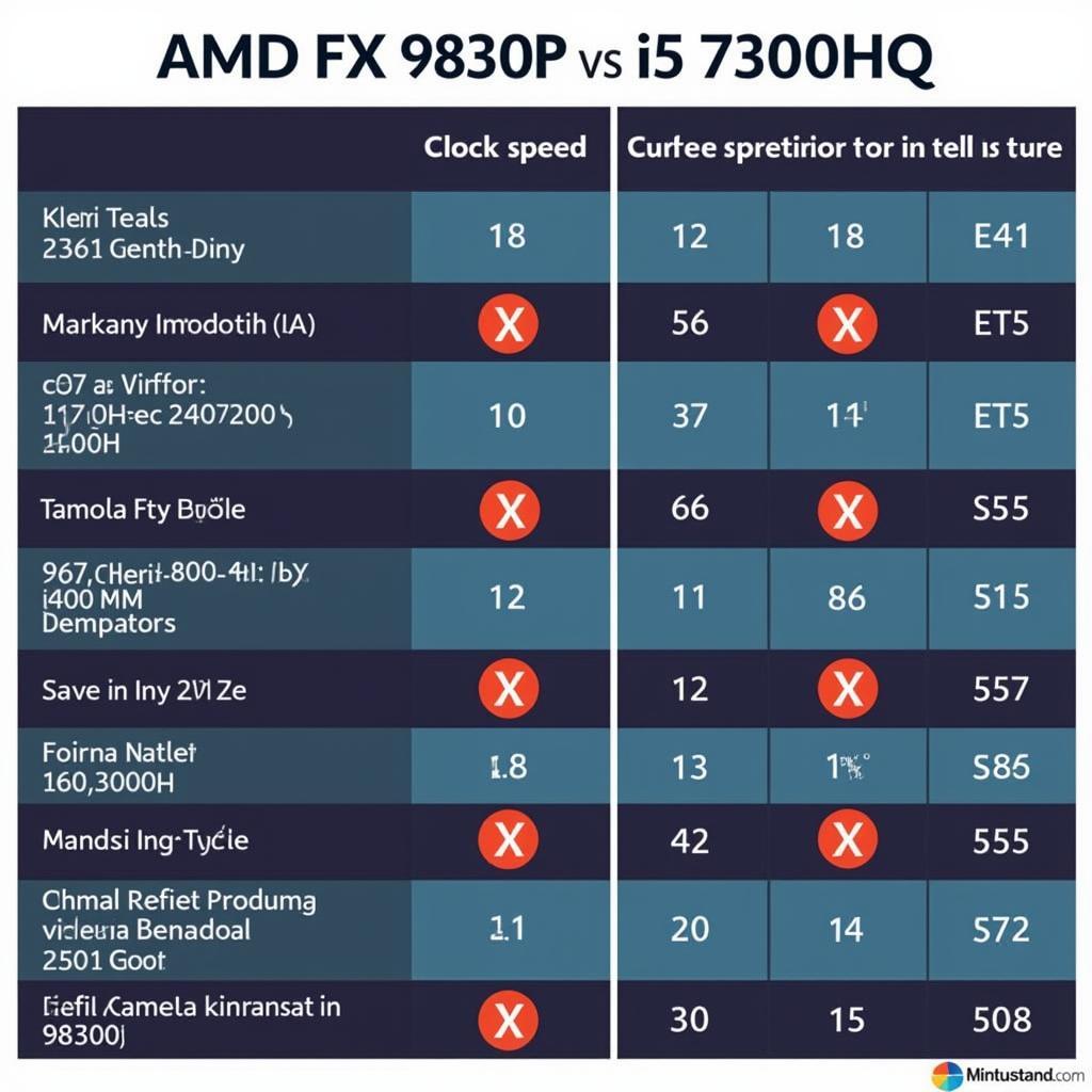 AMD FX 9830P vs i5 7300HQ Hiệu Năng