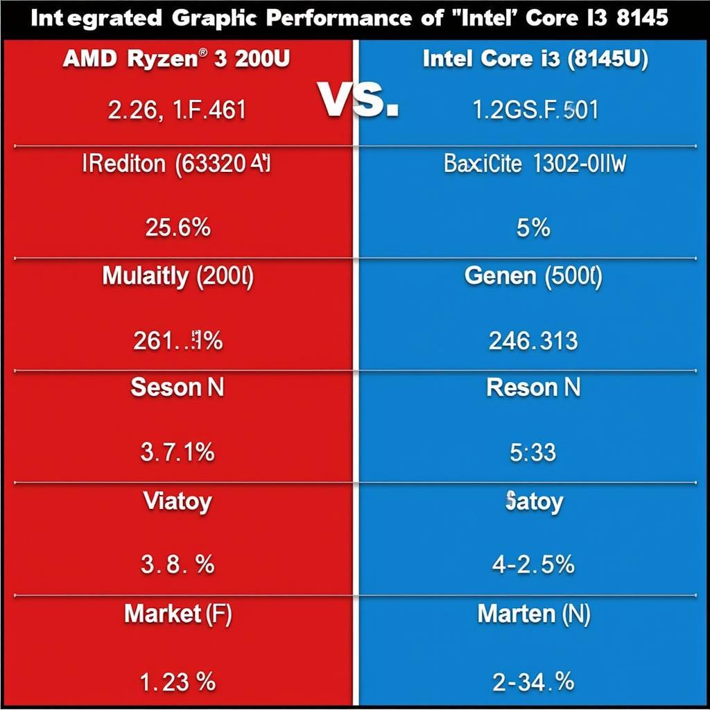 So sánh GPU AMD Ryzen 3 3200U và Intel Core i3 8145U