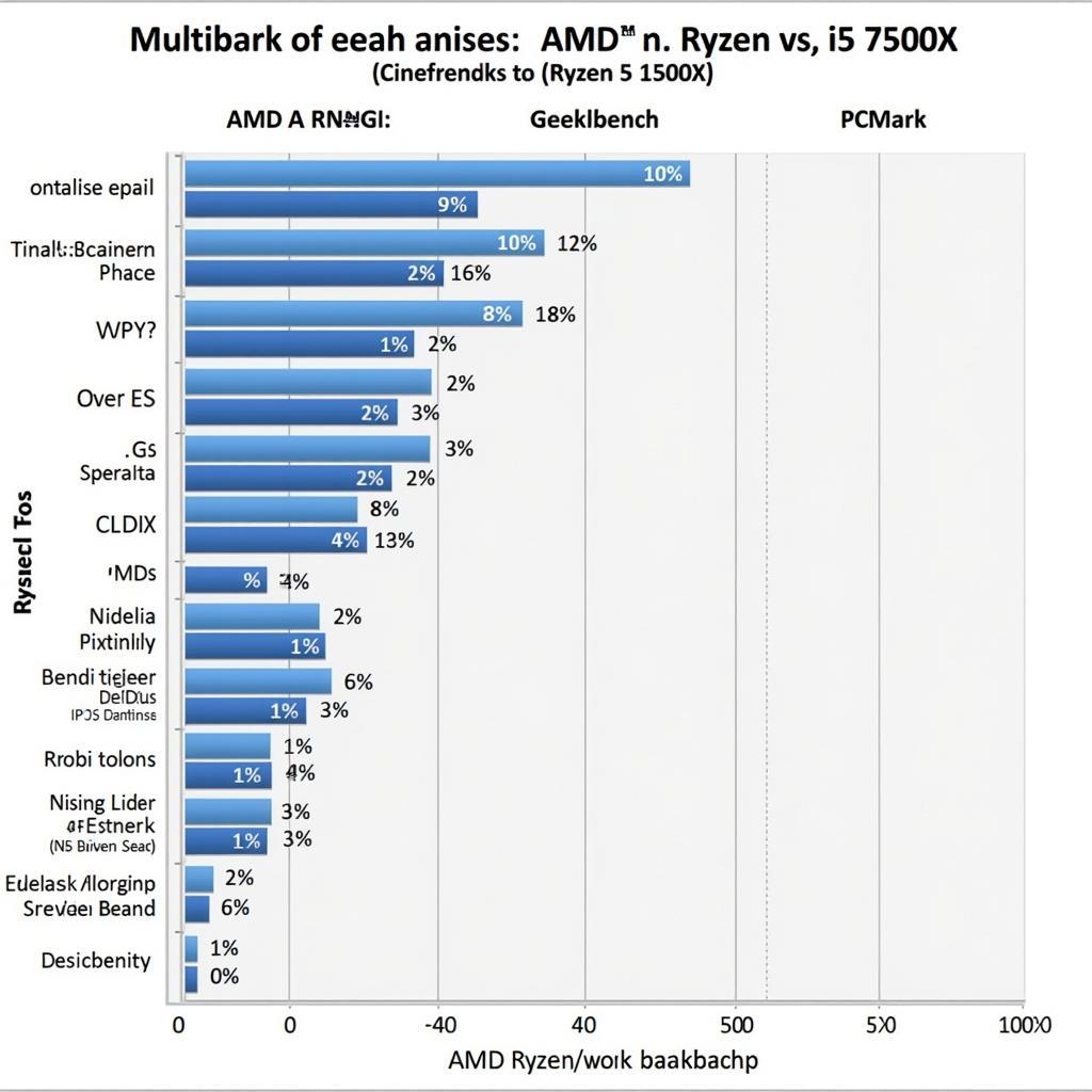 Hiệu năng ứng dụng của AMD Ryzen 5 1500X và i5 7400