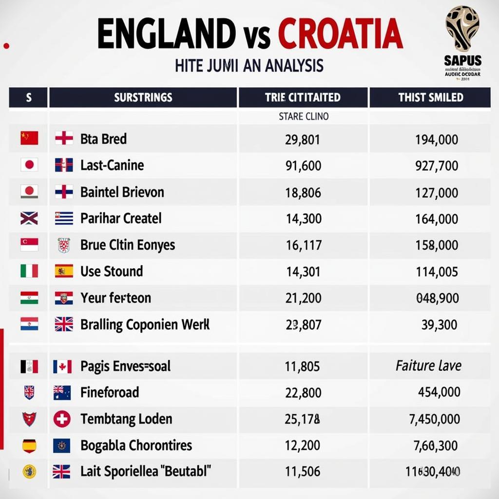 Soi Kèo Anh vs Croatia