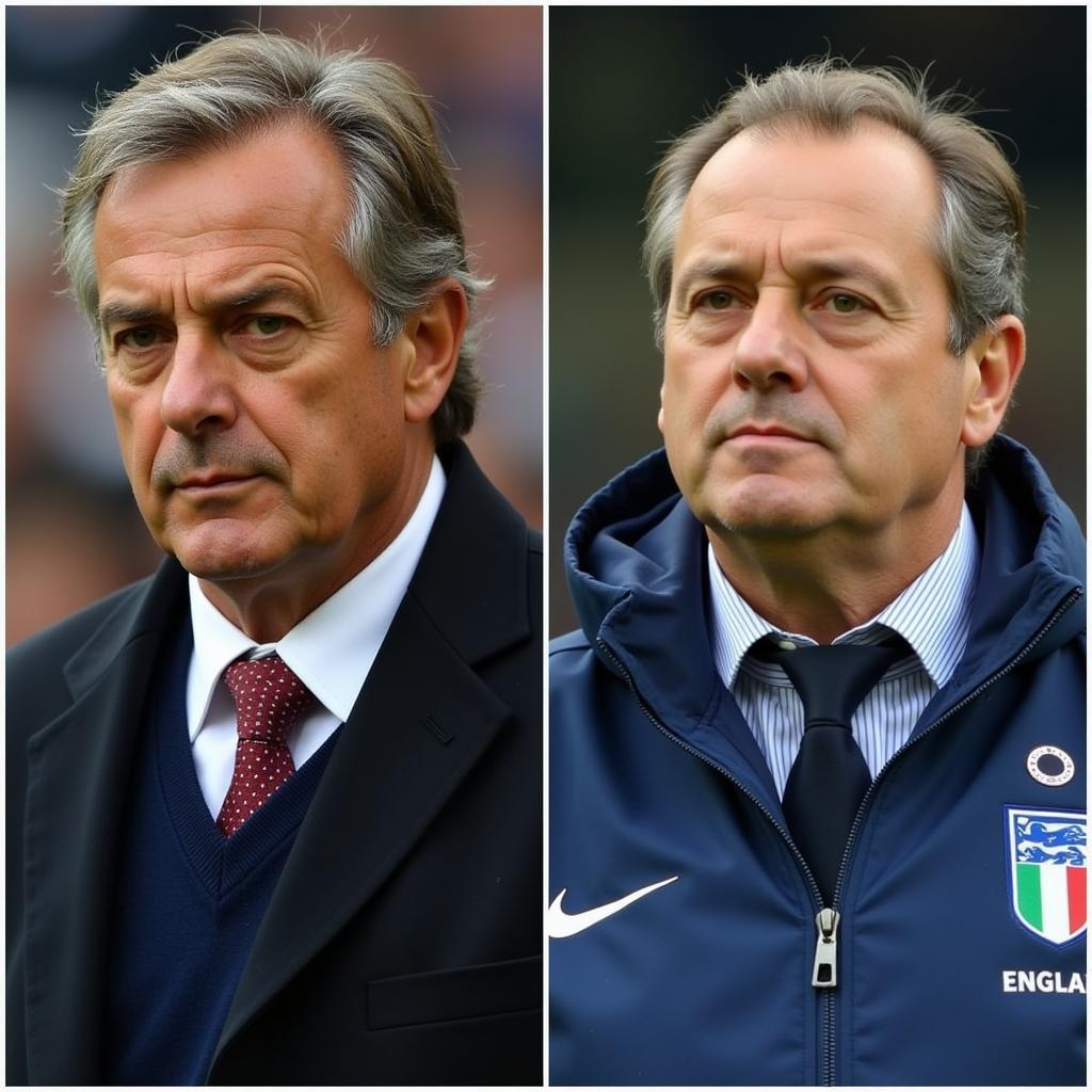 England vs Italy Euro 2012: Managers Roy Hodgson and Cesare Prandelli 