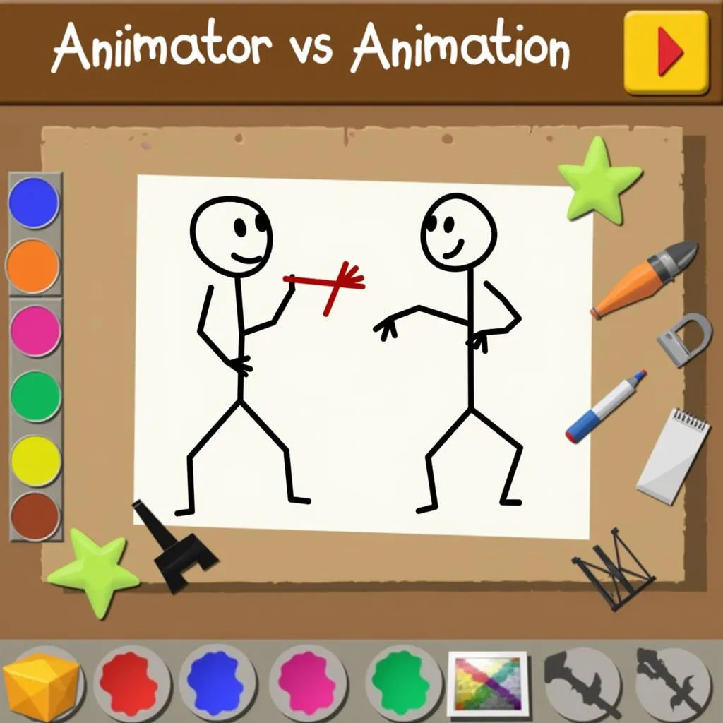 Màn hình chơi Animator vs Animation 2