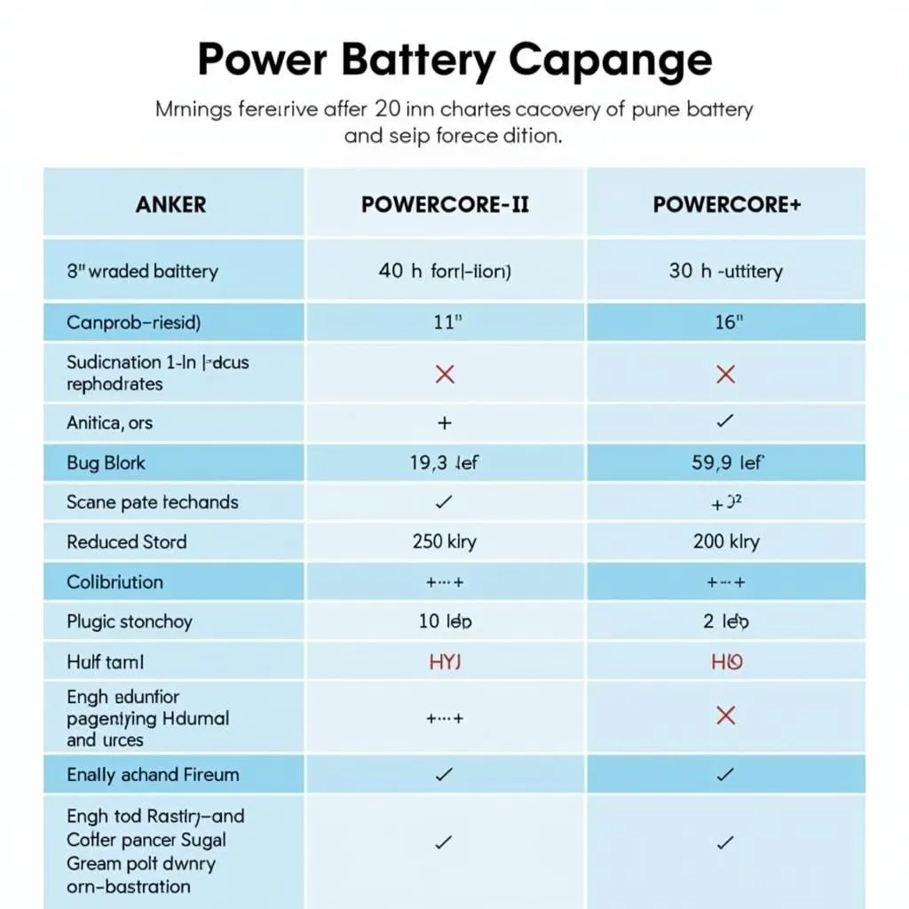 Anker PowerCore II và PowerCore+ Dung Lượng Pin