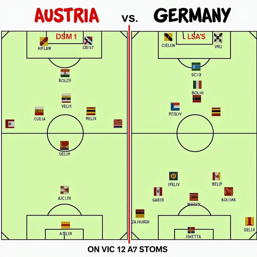 Áo vs Đức: Phong Cách Thi Đấu