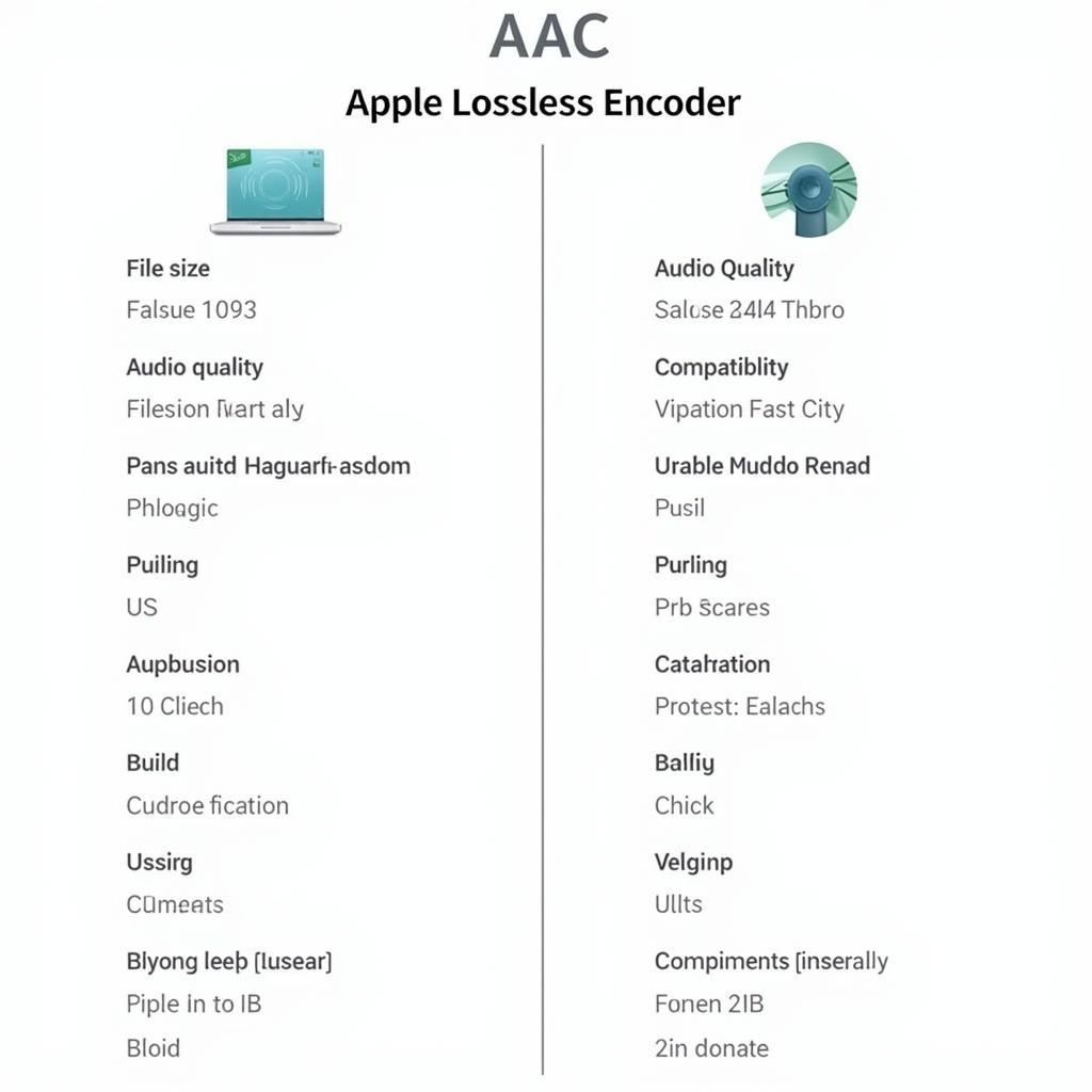 So sánh Apple Lossless Encoder và AAC