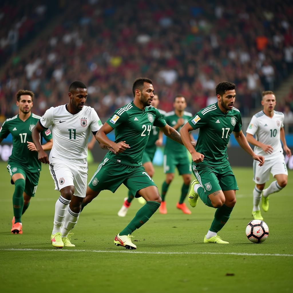 Arab Saudi và Mexico đối đầu tại World Cup