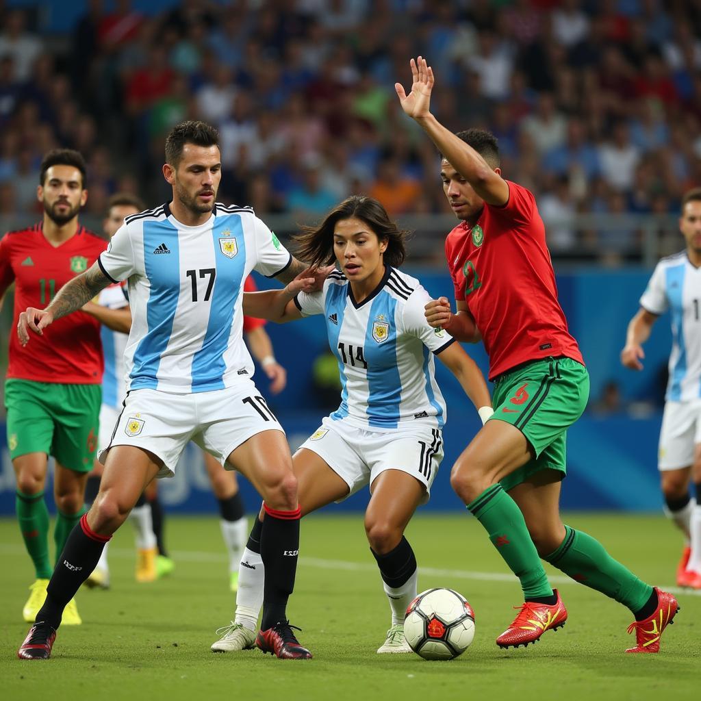 Argentina vs Maroc: Khoảnh khắc ấn tượng