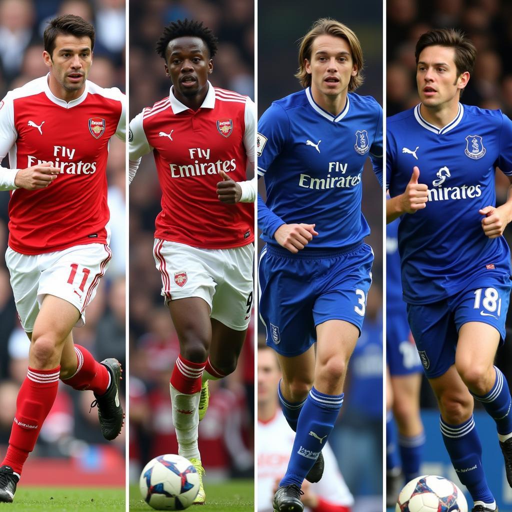 Những ngôi sao hàng đầu trong trận đấu Arsenal vs Everton