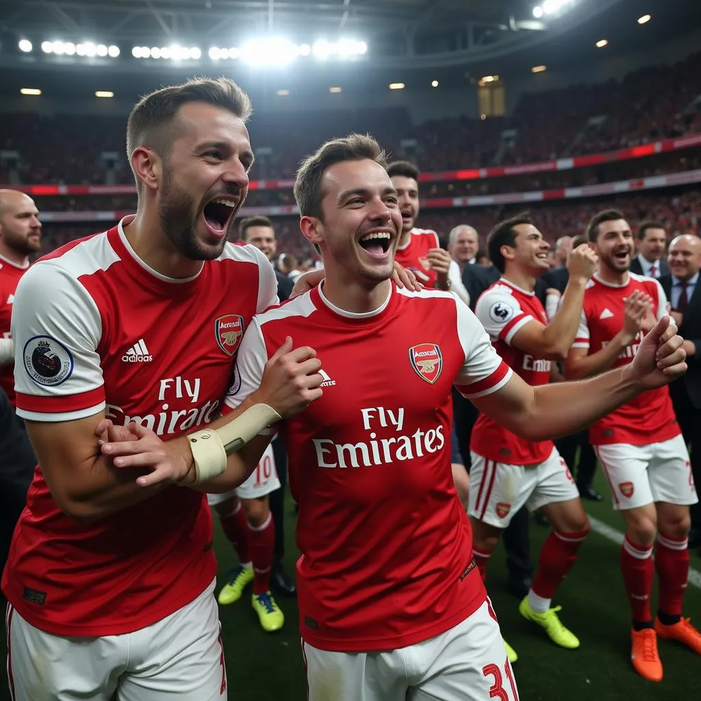 Arsenal giành chiến thắng trước MU trên sân nhà Emirates