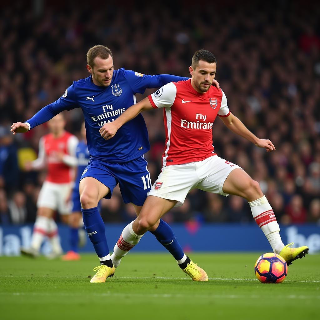 Arsenal vs Everton trực tiếp: Đối đầu kịch tính