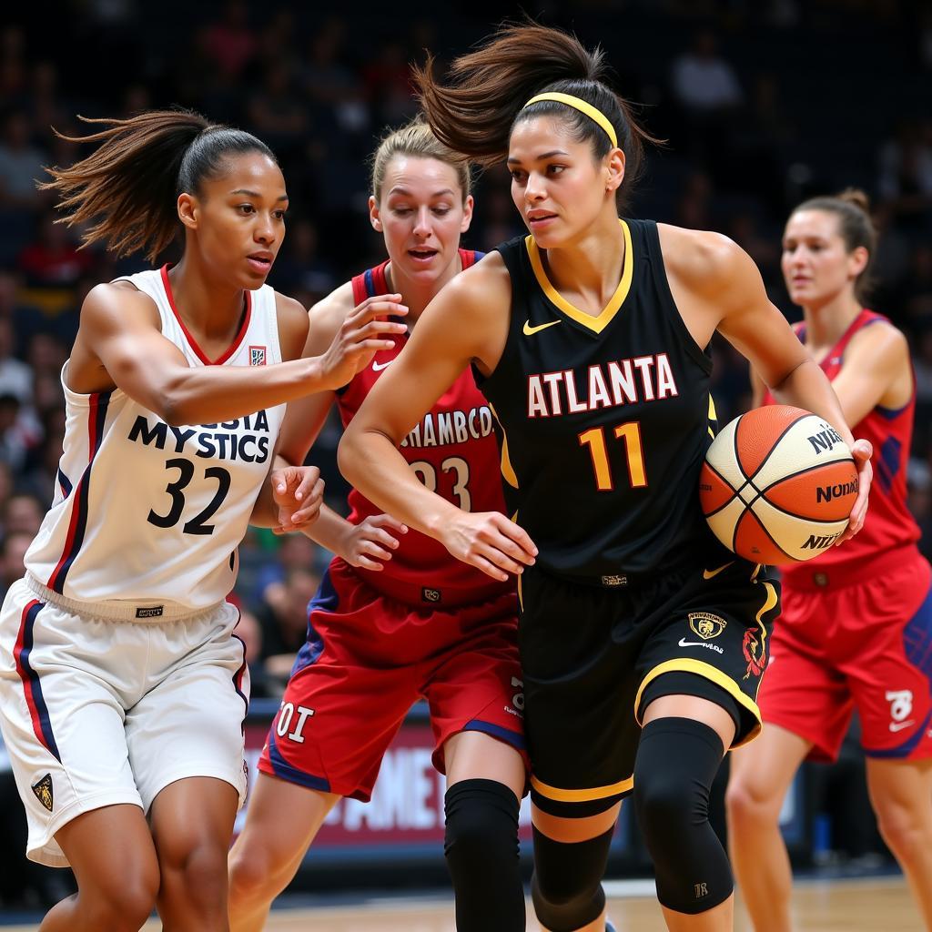 Atlanta Dream và Washington Mystics đối đầu