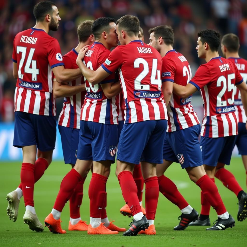 Hàng phòng ngự vững chắc của Atletico Madrid