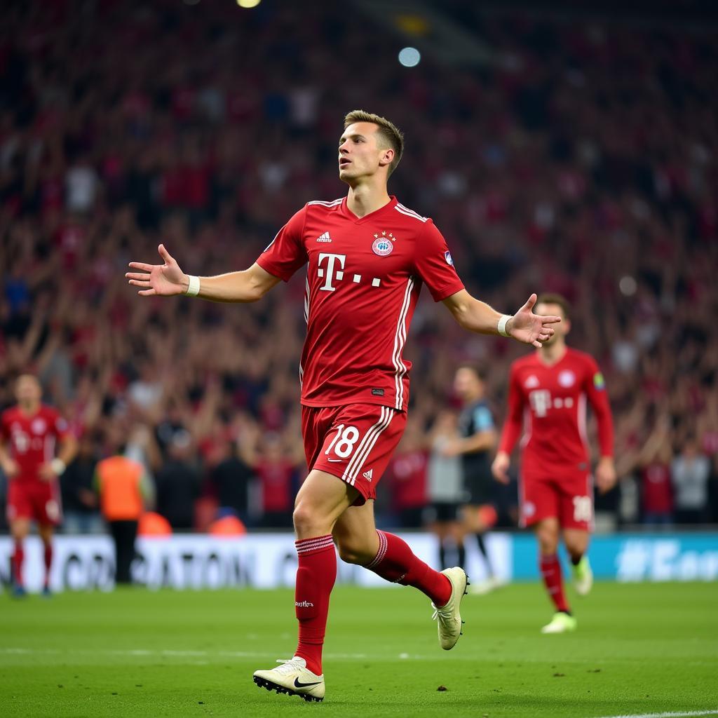 Bàn thắng sớm của Joshua Kimmich