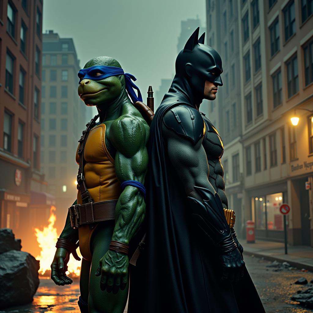 Batman và TMNT bắt tay hợp tác