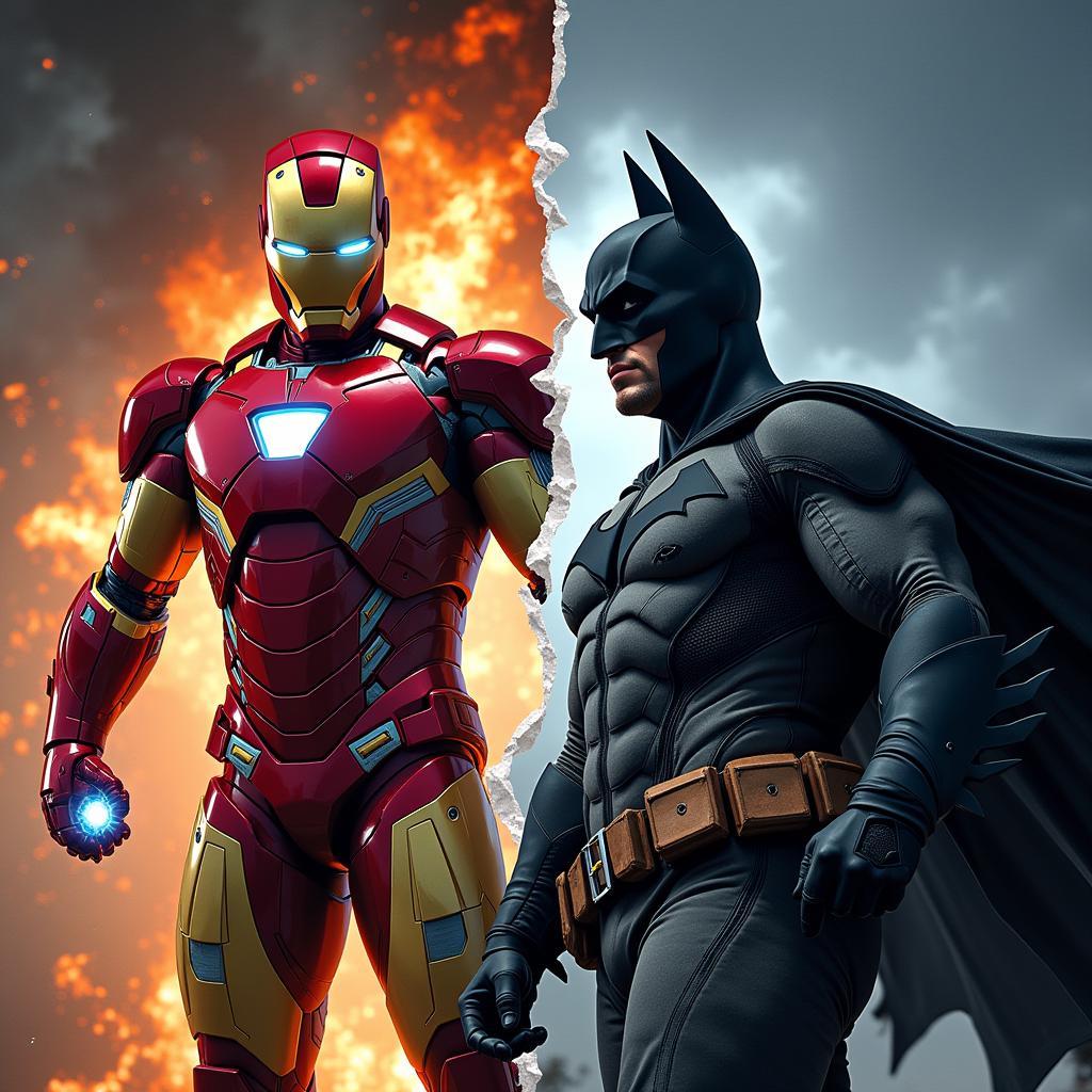 So sánh sức mạnh Batman vs Iron Man