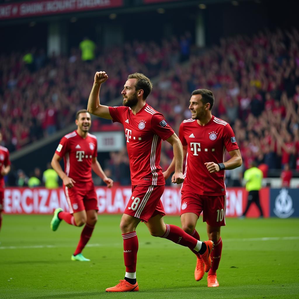 Bayern Munich lội ngược dòng ngoạn mục