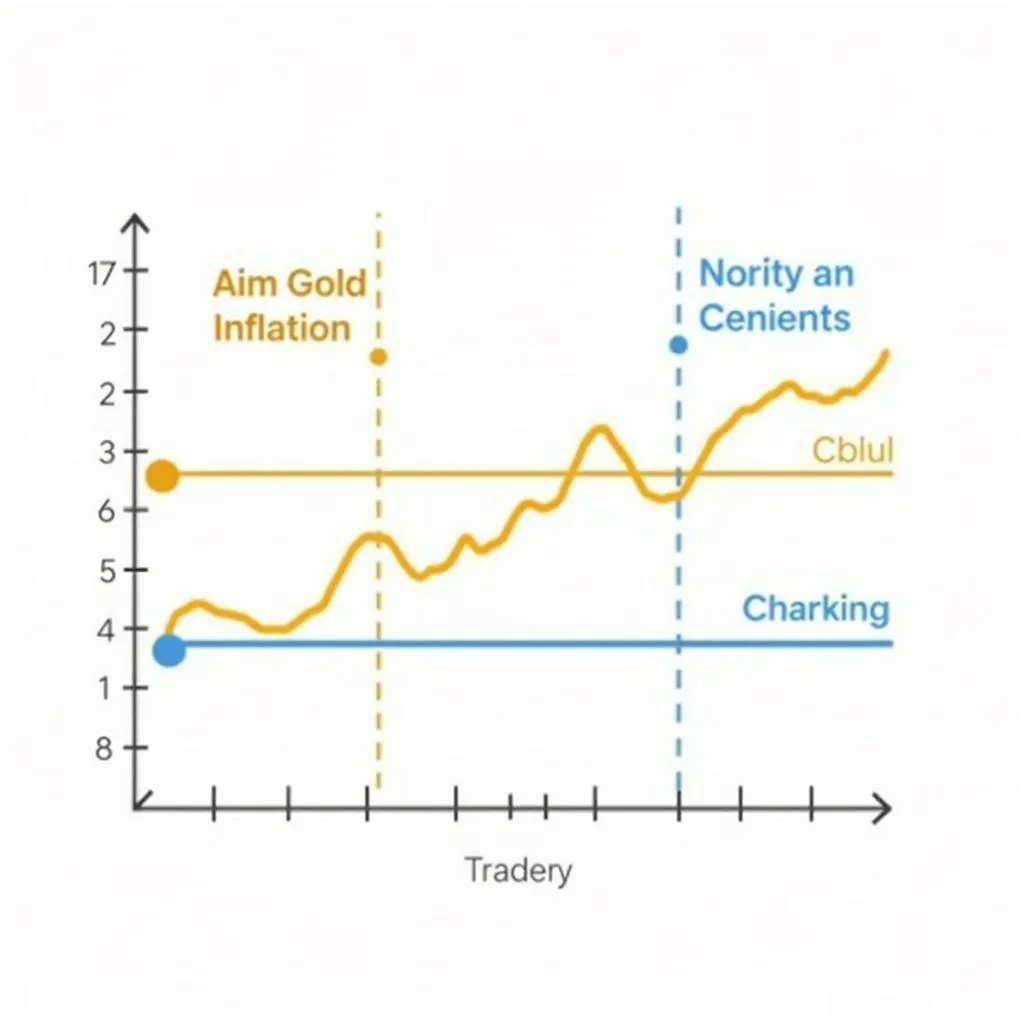 Modern gold price and inflation chart