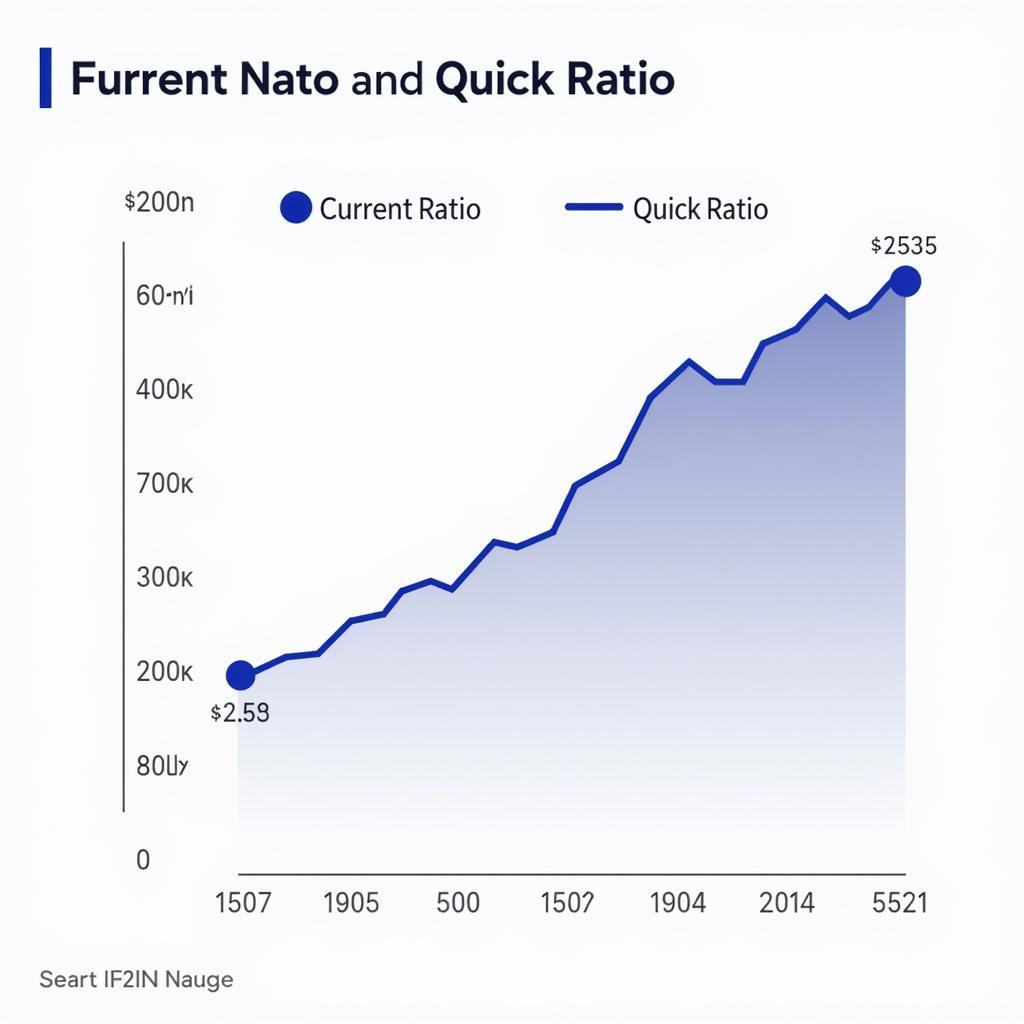 Biểu đồ phân tích Current Ratio và Quick Ratio