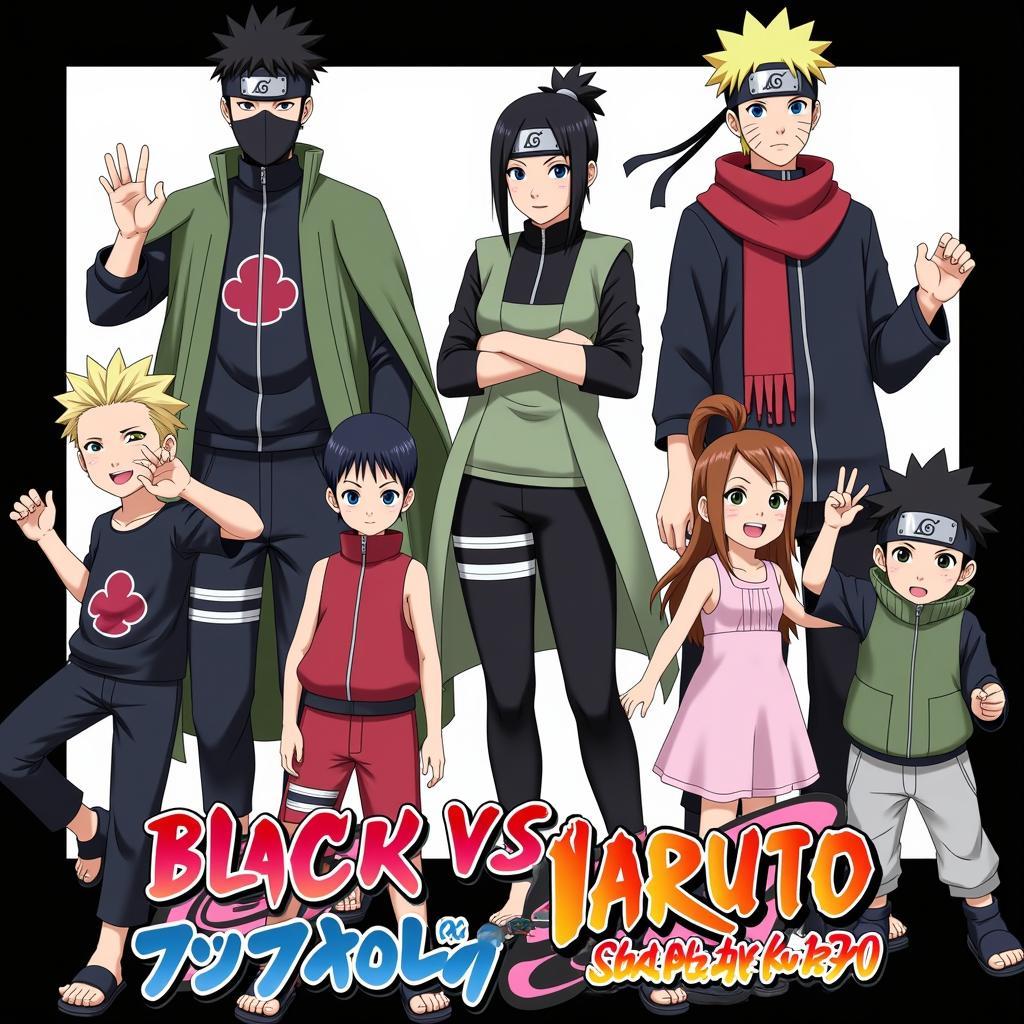 Black vs Naruto 2.9 Nhân Vật