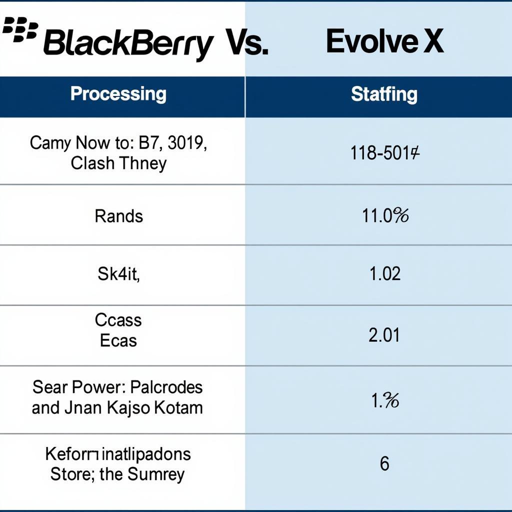 Hiệu năng của BlackBerry Evolve và Evolve X