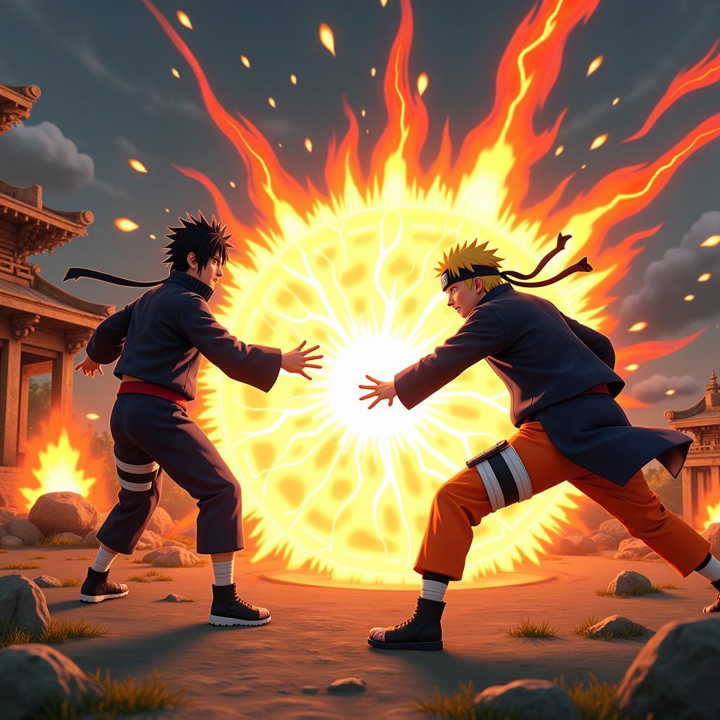 Gameplay Bleach vs Naruto 3.1