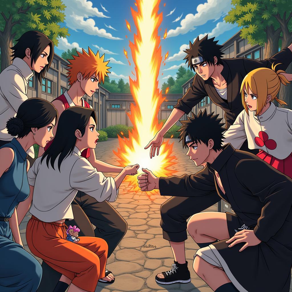 Poster game Bleach vs Naruto 3.1