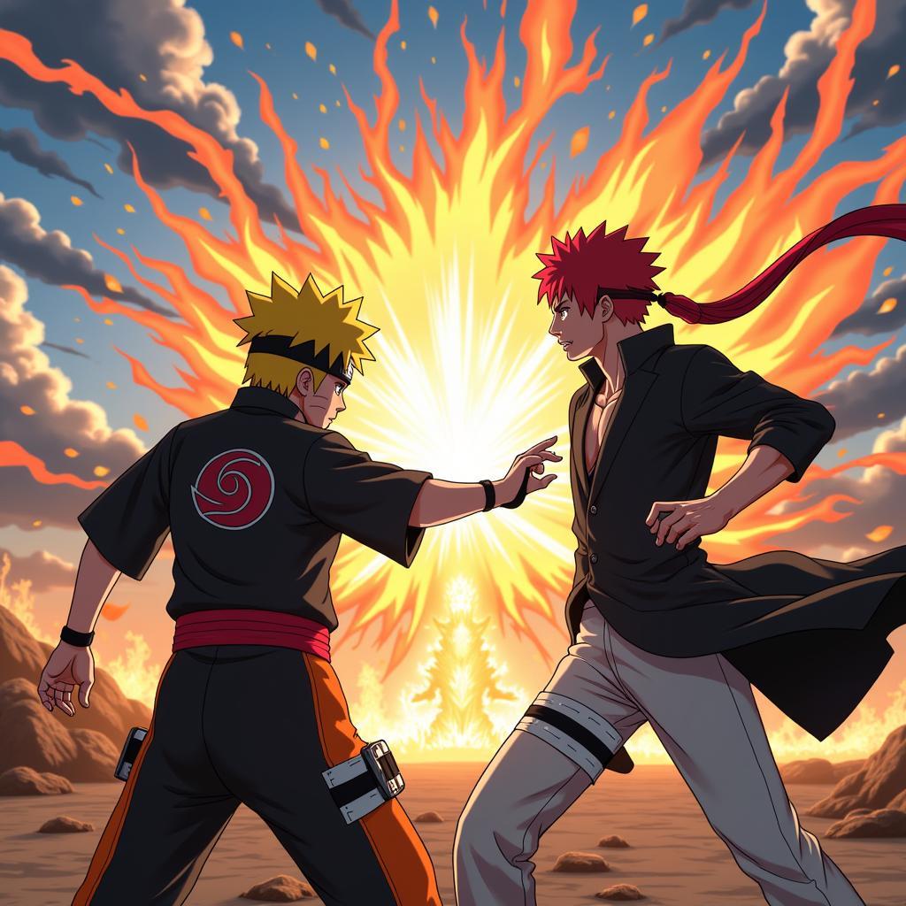 Trận chiến trong Bleach vs Naruto 3.3 APK