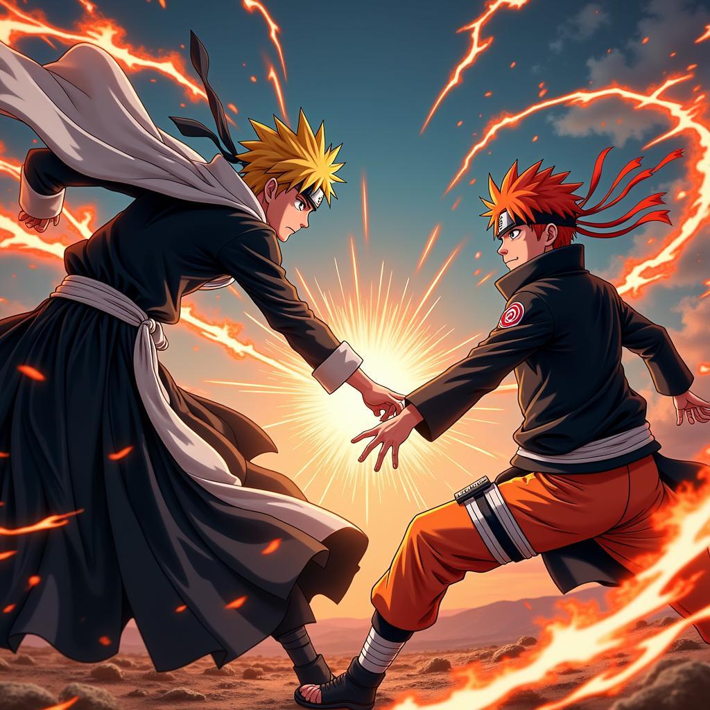 Bleach vs Naruto 3.4 - Đối Đầu