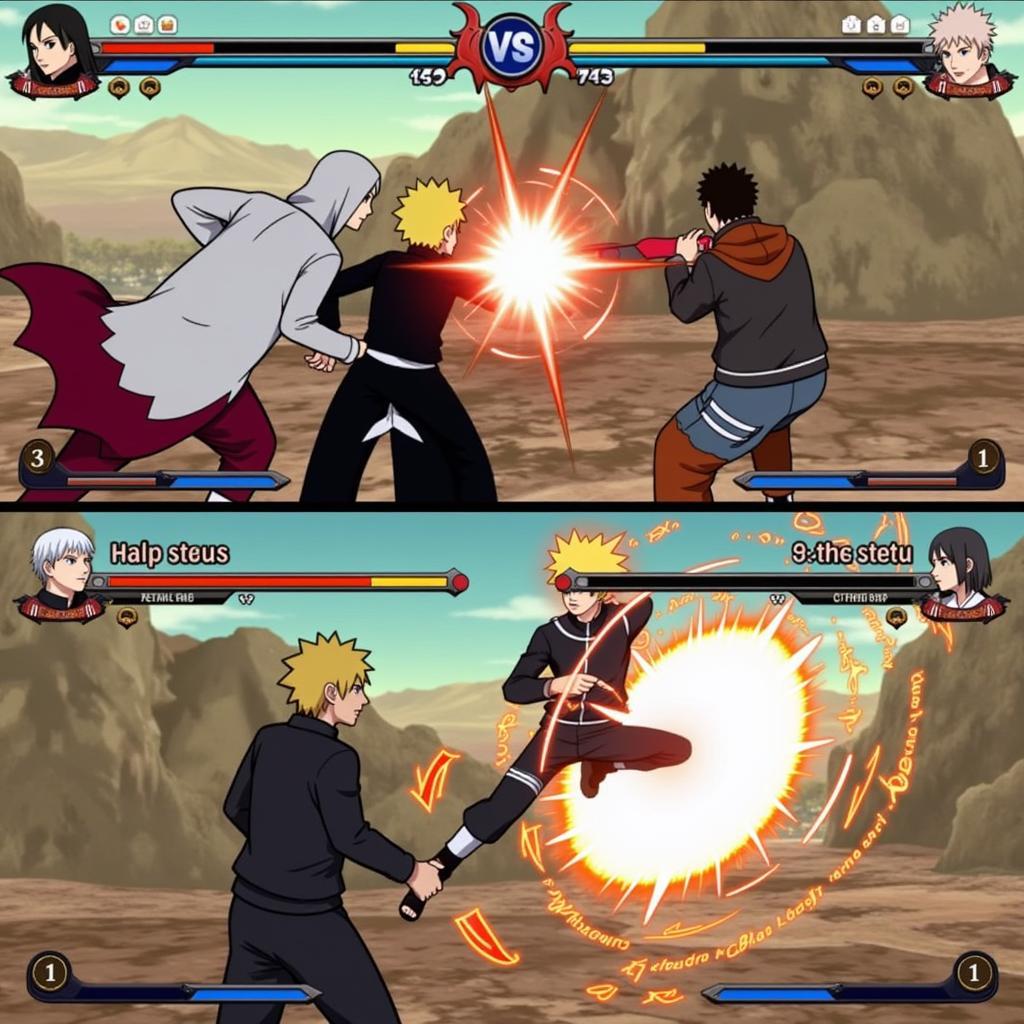 Bleach vs Naruto 4.0 Gameplay