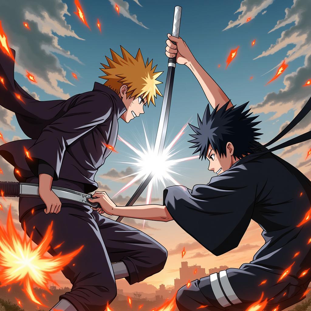 Bleach vs Naruto Chiến Đấu