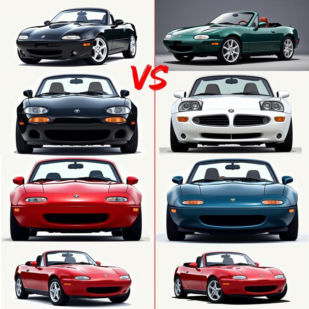 So sánh thiết kế BMW Z3 và Mazda MX-5