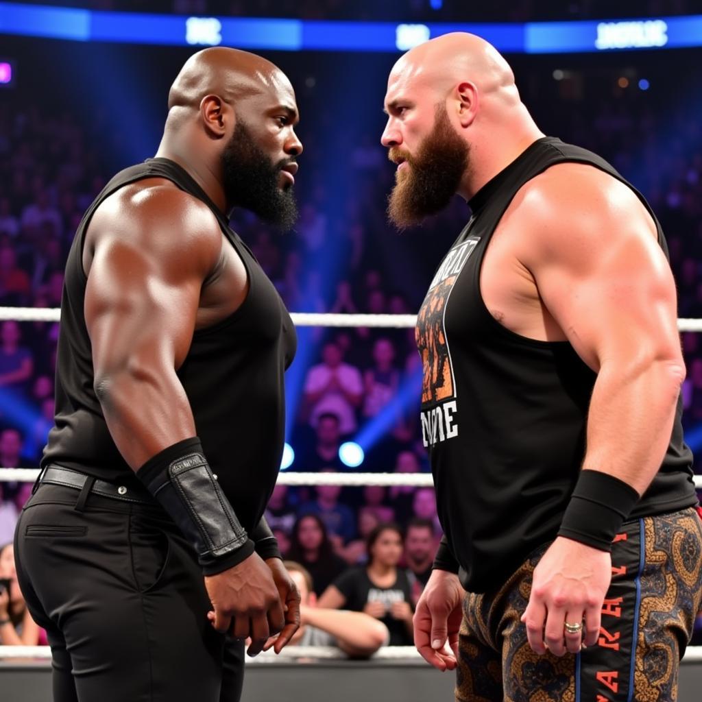 Bobby Lashley và Braun Strowman đối đầu tại Extreme Rules 2018