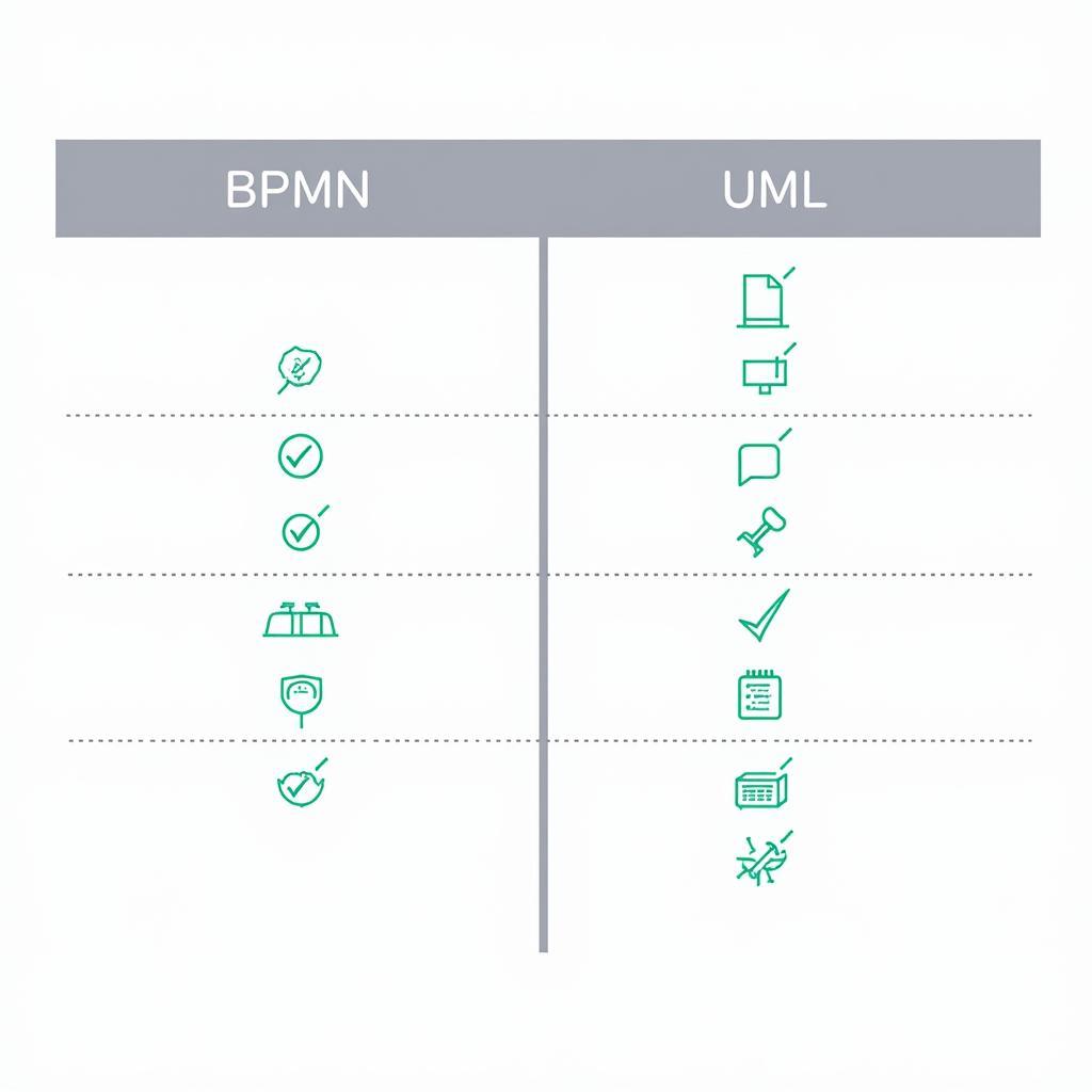 So sánh BPMN và UML