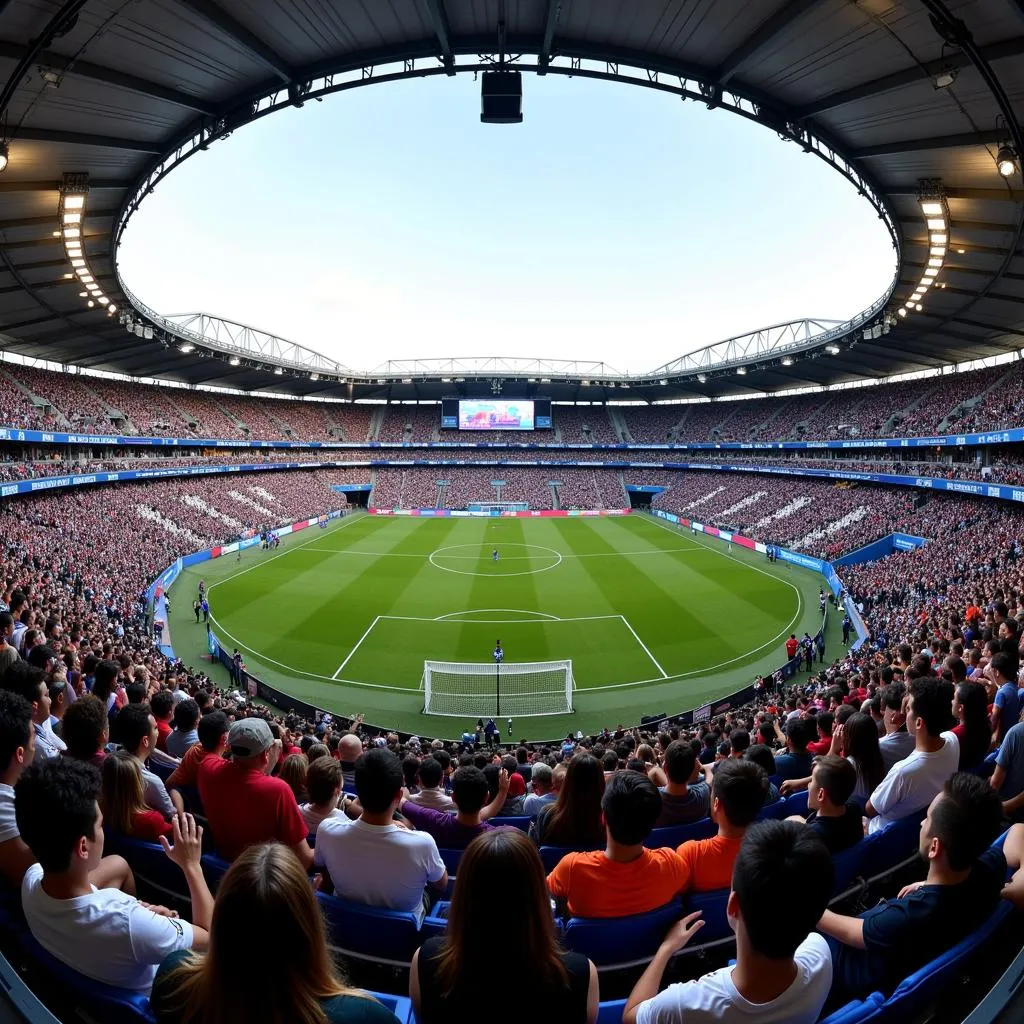 Hình ảnh CĐV cuồng nhiệt cổ vũ cho Inter Miami và Orlando