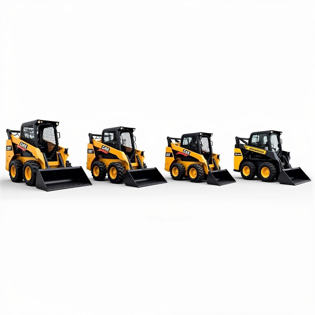 Các mẫu máy xúc lật Case và New Holland