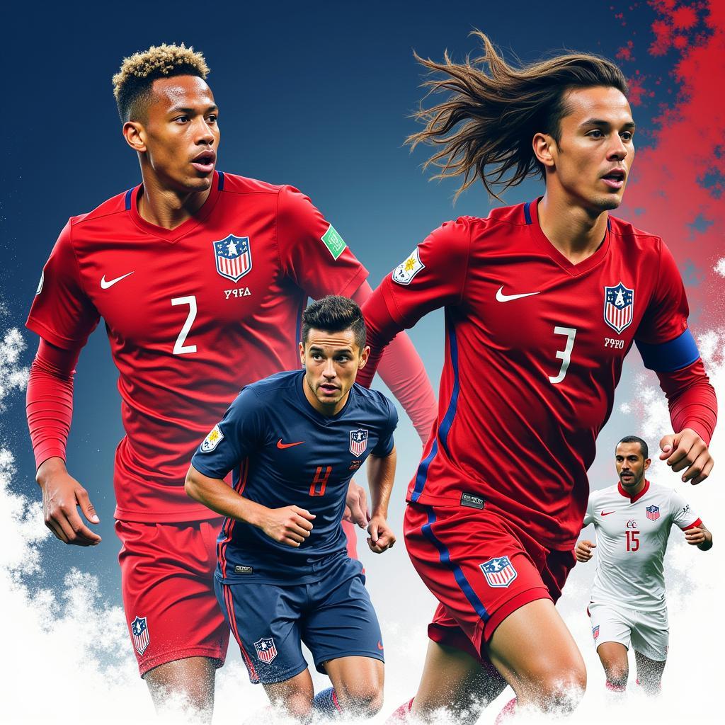 Các ngôi sao sân cỏ US vs Chile