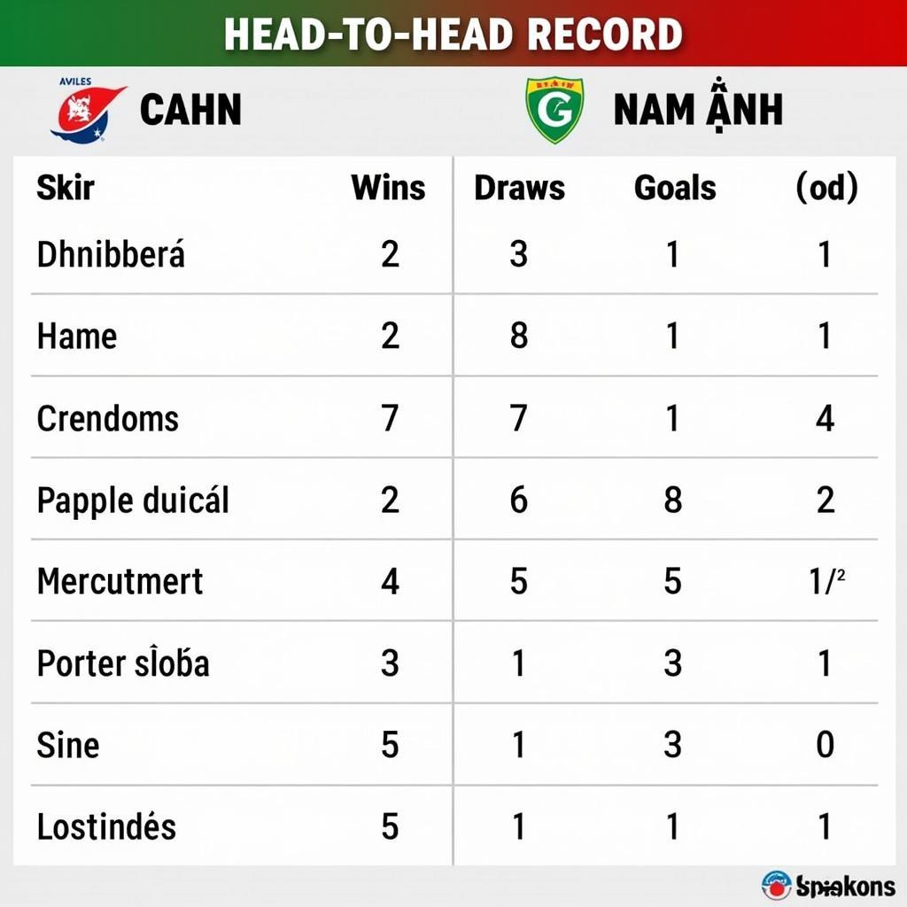 Lịch sử đối đầu CAHN vs Nam Định