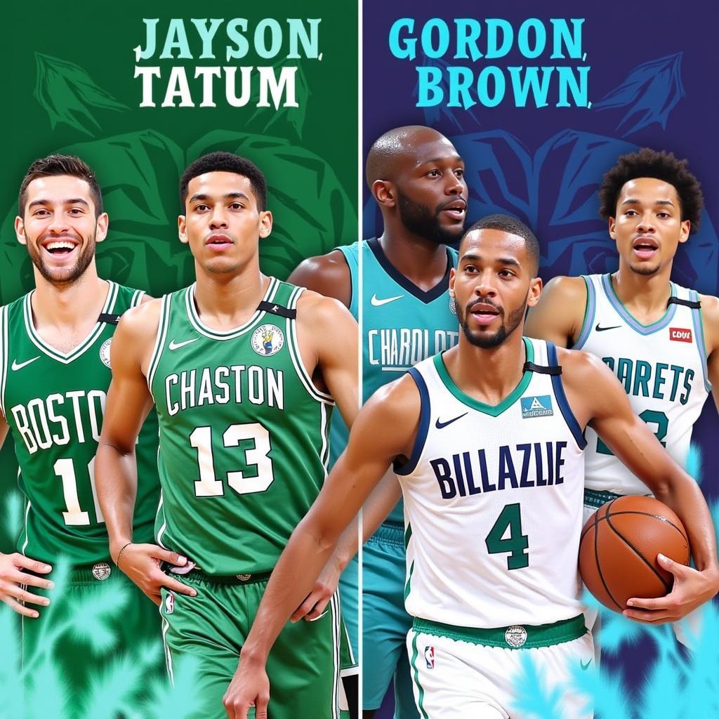 Cầu thủ nổi bật của Boston Celtics và Charlotte Hornets