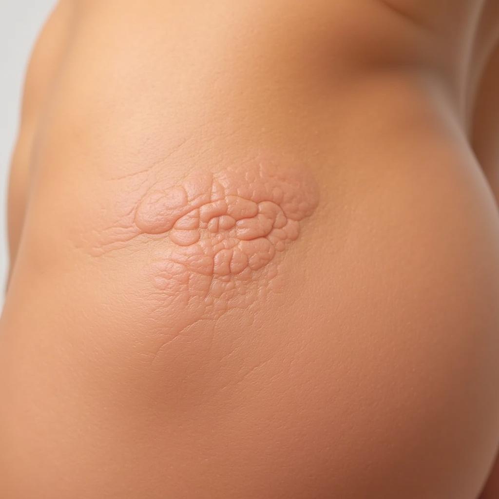 Hình ảnh cellulite trên da