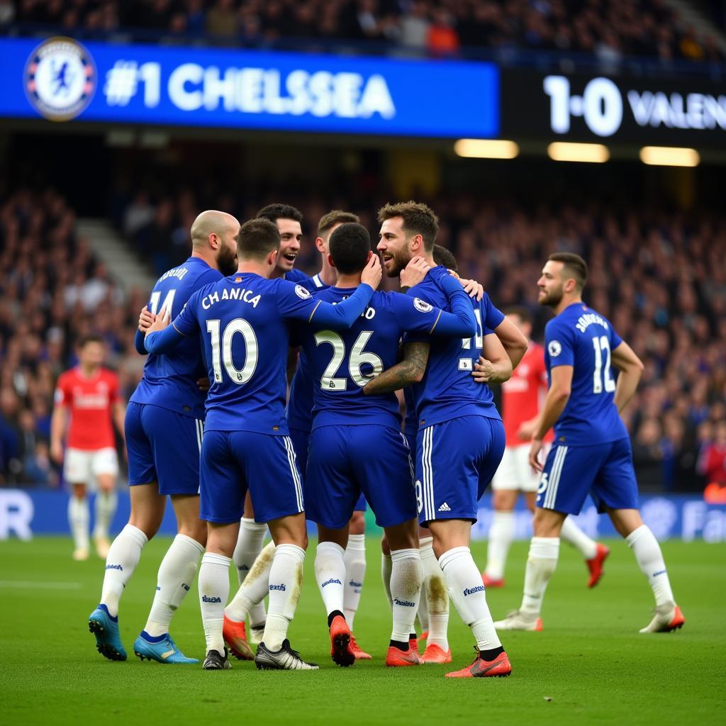 Chelsea ghi bàn mở màn trận đấu