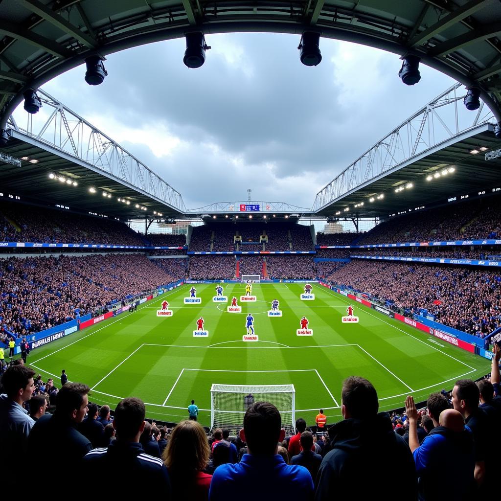 Đội hình ra sân Chelsea vs Man Utd