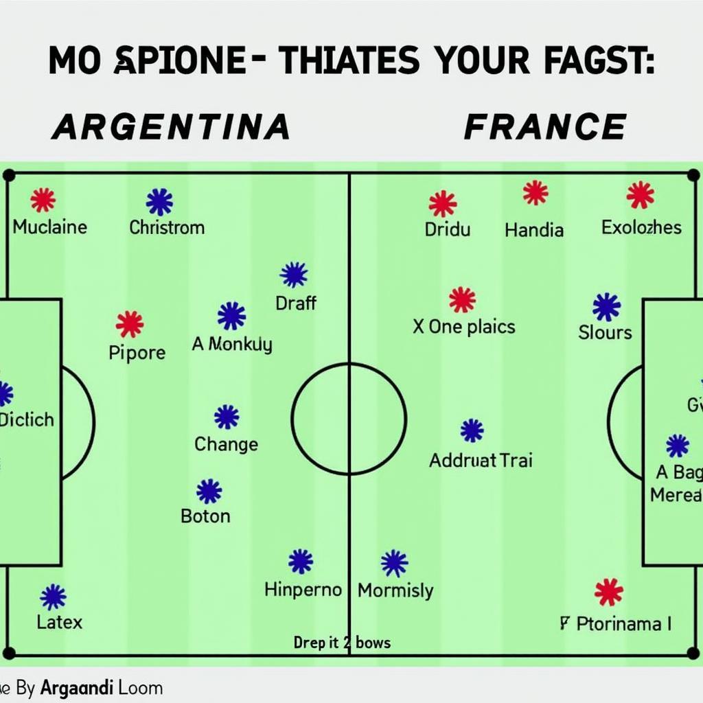 Argentina vs France tactical formations