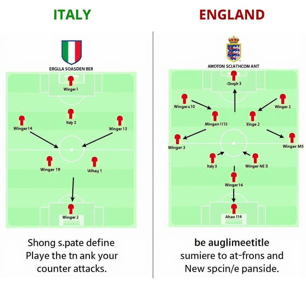 Italy vs England Tactics