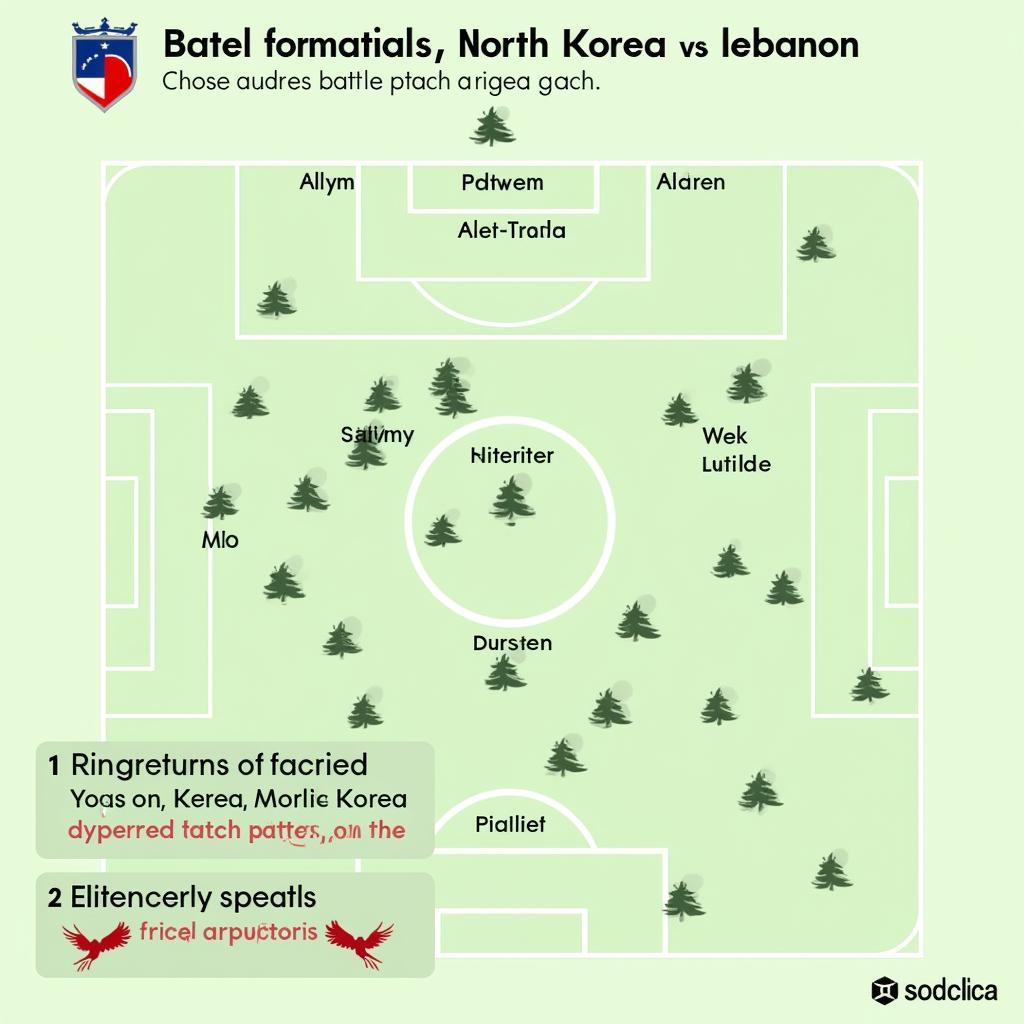 Phân tích chiến thuật Triều Tiên vs Lebanon