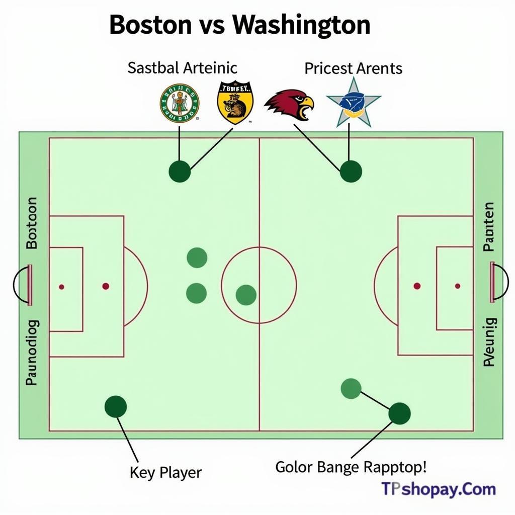 Chiến thuật và đội hình của Boston và Washington