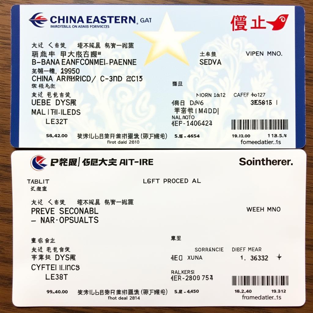 Vé máy bay China Eastern và China Southern